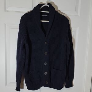 Brandy Melville Deep Blue Wool Blend Cardigan
